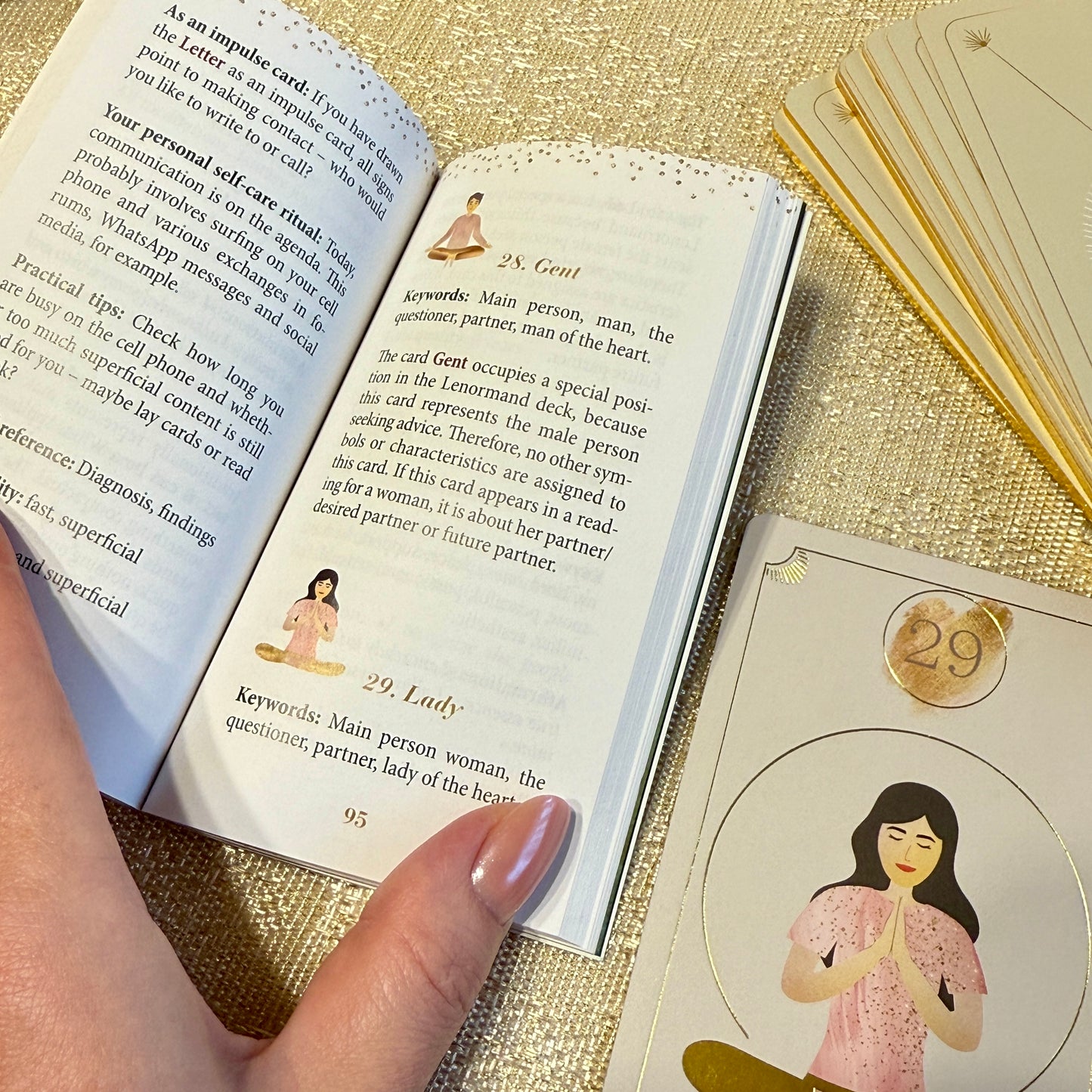 AZRA'S GOLDEN LENORMAND CARDS