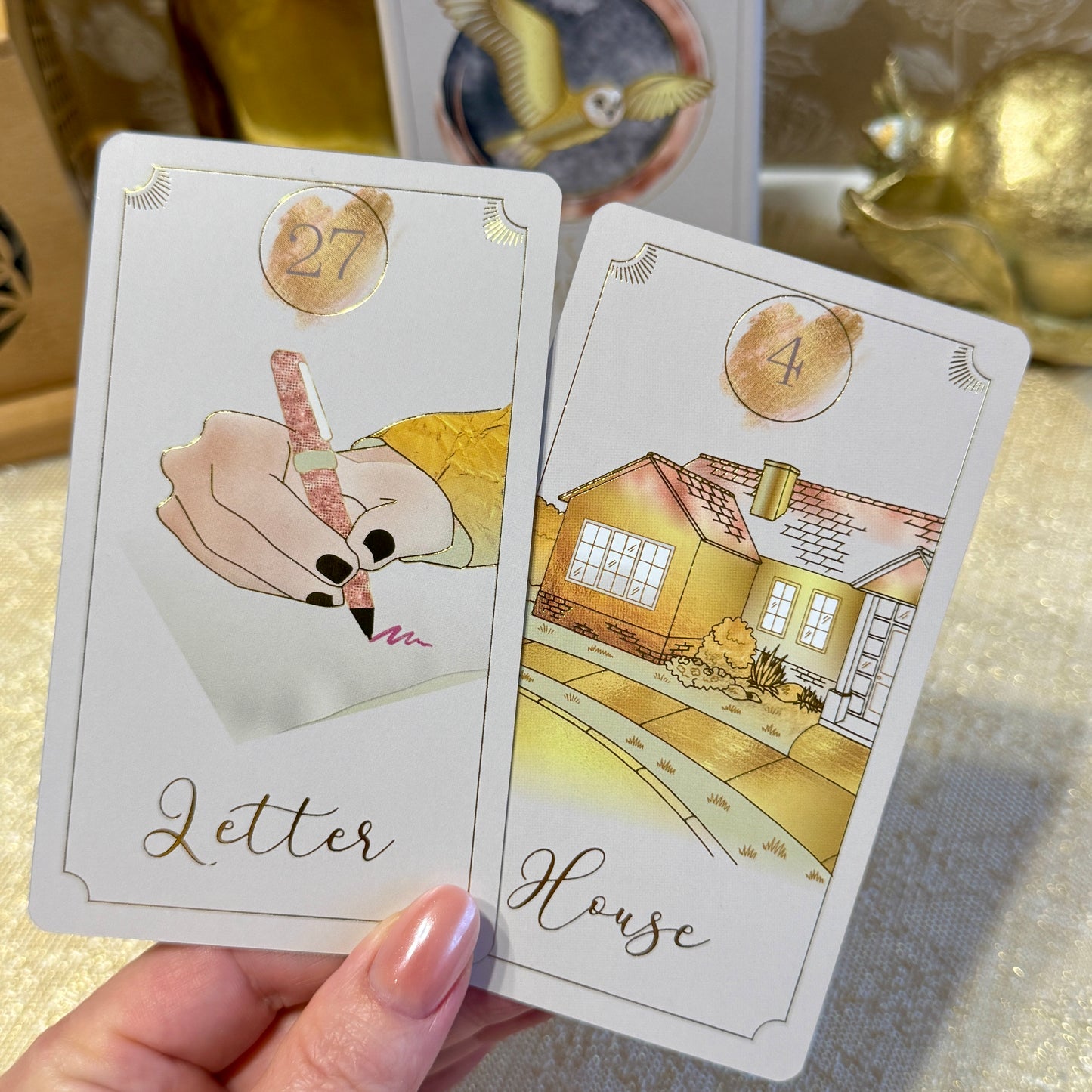 AZRA'S GOLDEN LENORMAND CARDS