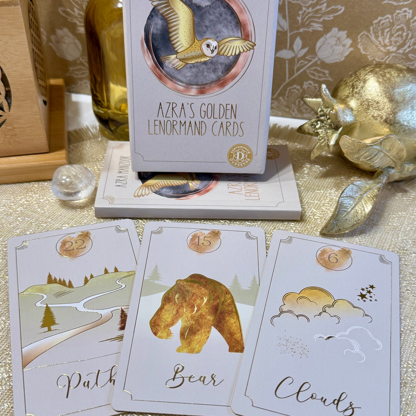AZRA'S GOLDEN LENORMAND CARDS