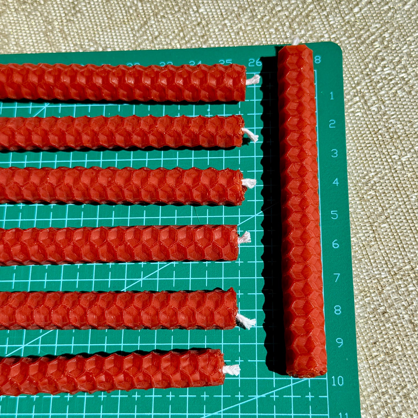 CZERWONE ŚWIECE DO MAGII MIŁOŚCI 10X1 CM 21 SZT