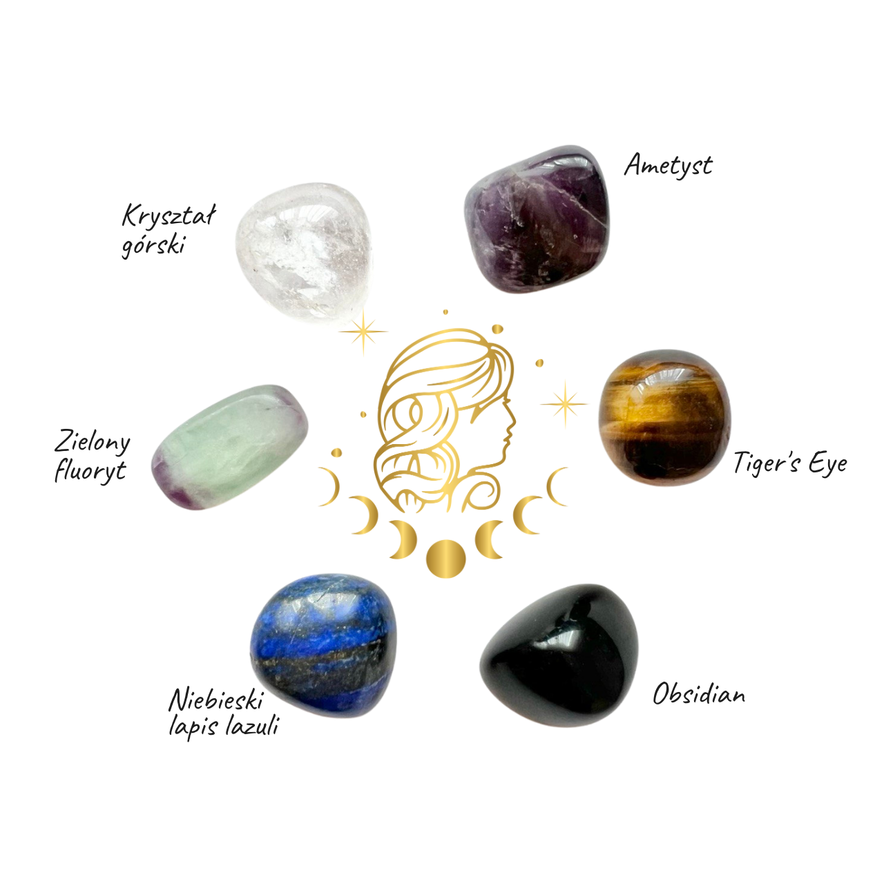 ZESTAW LECZNICZE KAMIENIE ZODIAKALNE PANNA