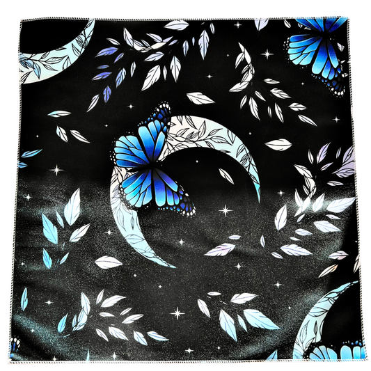 OBRUS DO WRÓŻENIA Z TAROTA 48x48 CM Z MOTYWEM MOTYLA