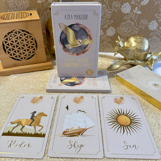 AZRA'S GOLDEN LENORMAND CARDS
