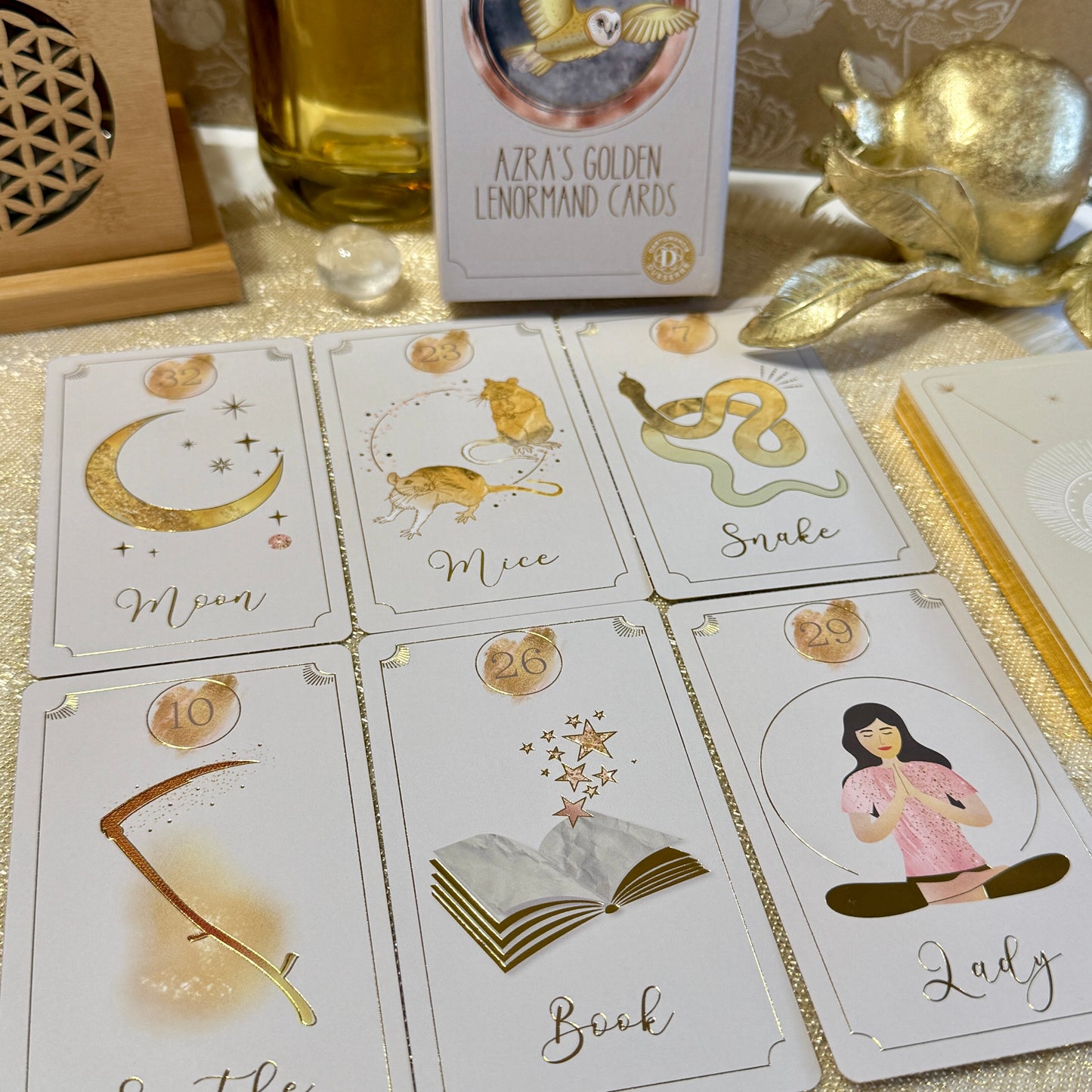 AZRA'S GOLDEN LENORMAND CARDS