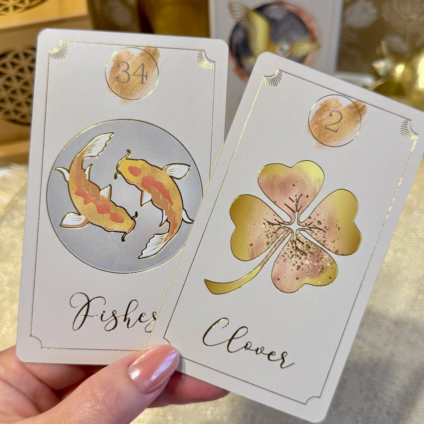 AZRA'S GOLDEN LENORMAND CARDS