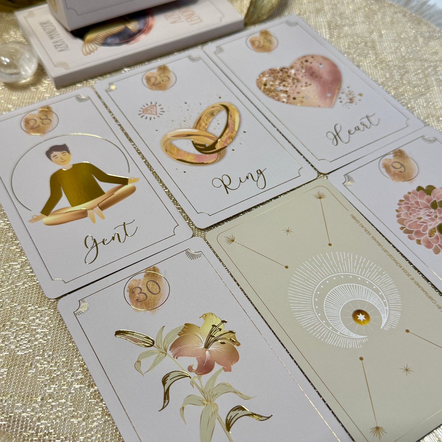 AZRA'S GOLDEN LENORMAND CARDS